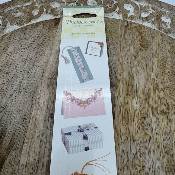 NOS VTG Mrs Grossman’s Photoessence Design Line Stickers Rose Petals 2 Sheets - Picture 5 of 5